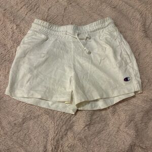 Champion Women's Cream Athletic Shorts